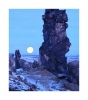 Teufelsmauer mit Mond